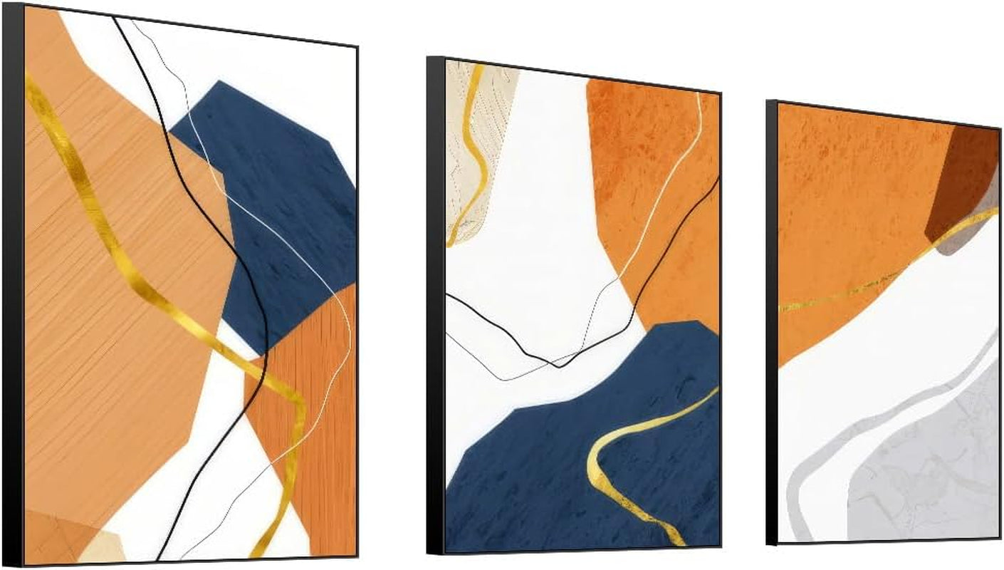 Set of 3 Boho Living Room Wall Art