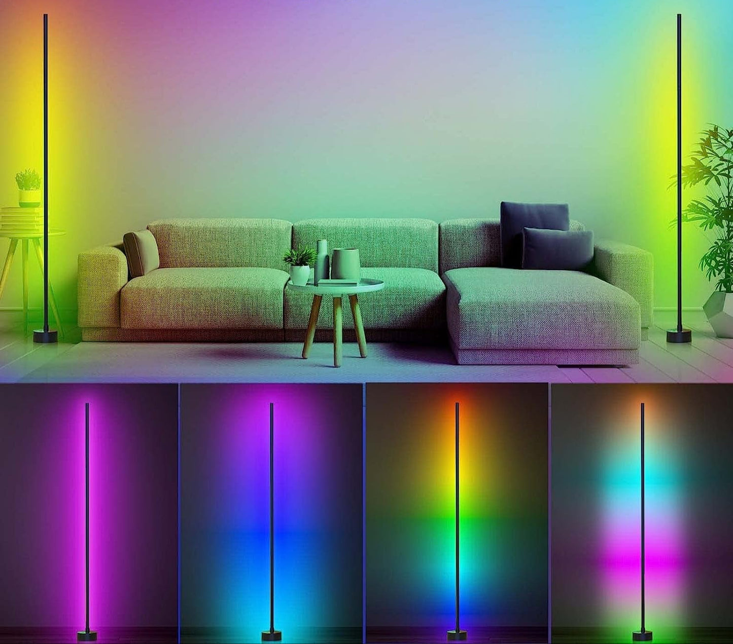 Smart RGB LED Corner Lamp