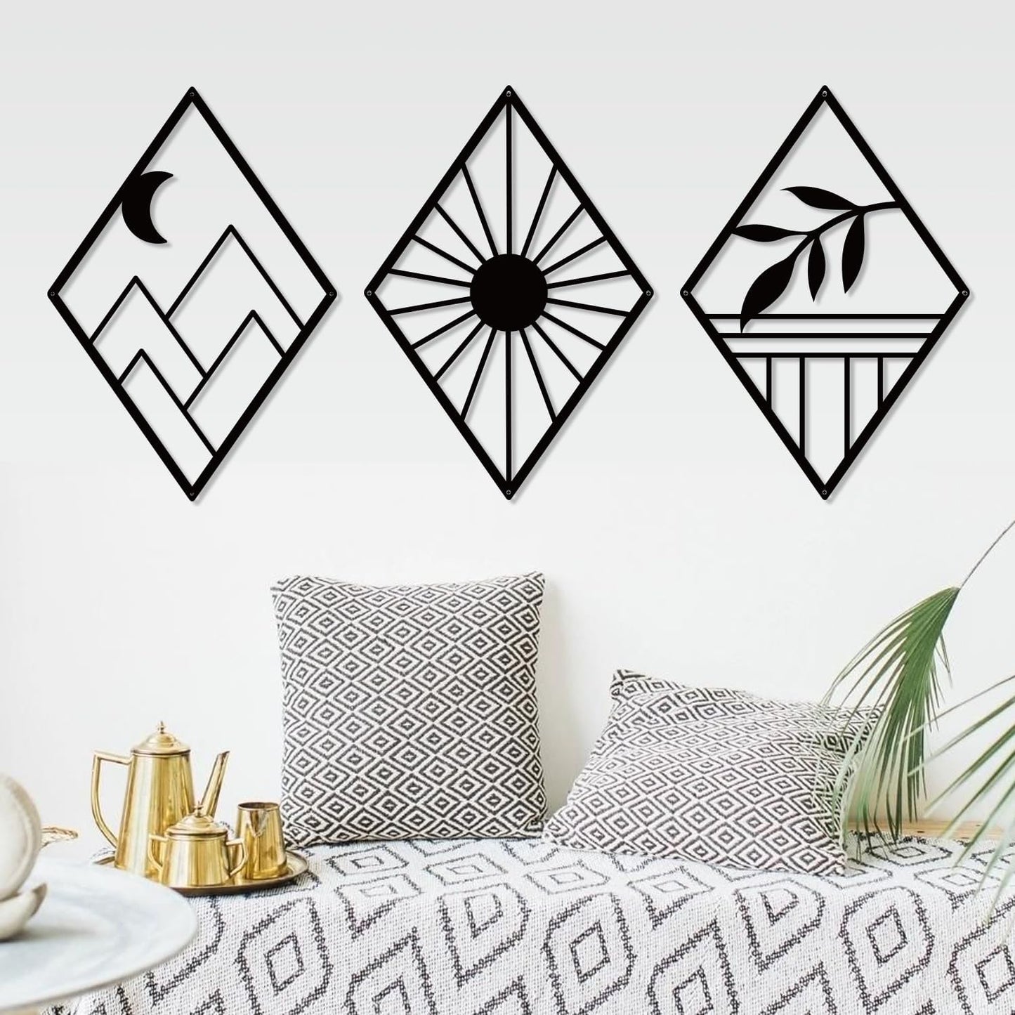 Black Metal Wall Decor