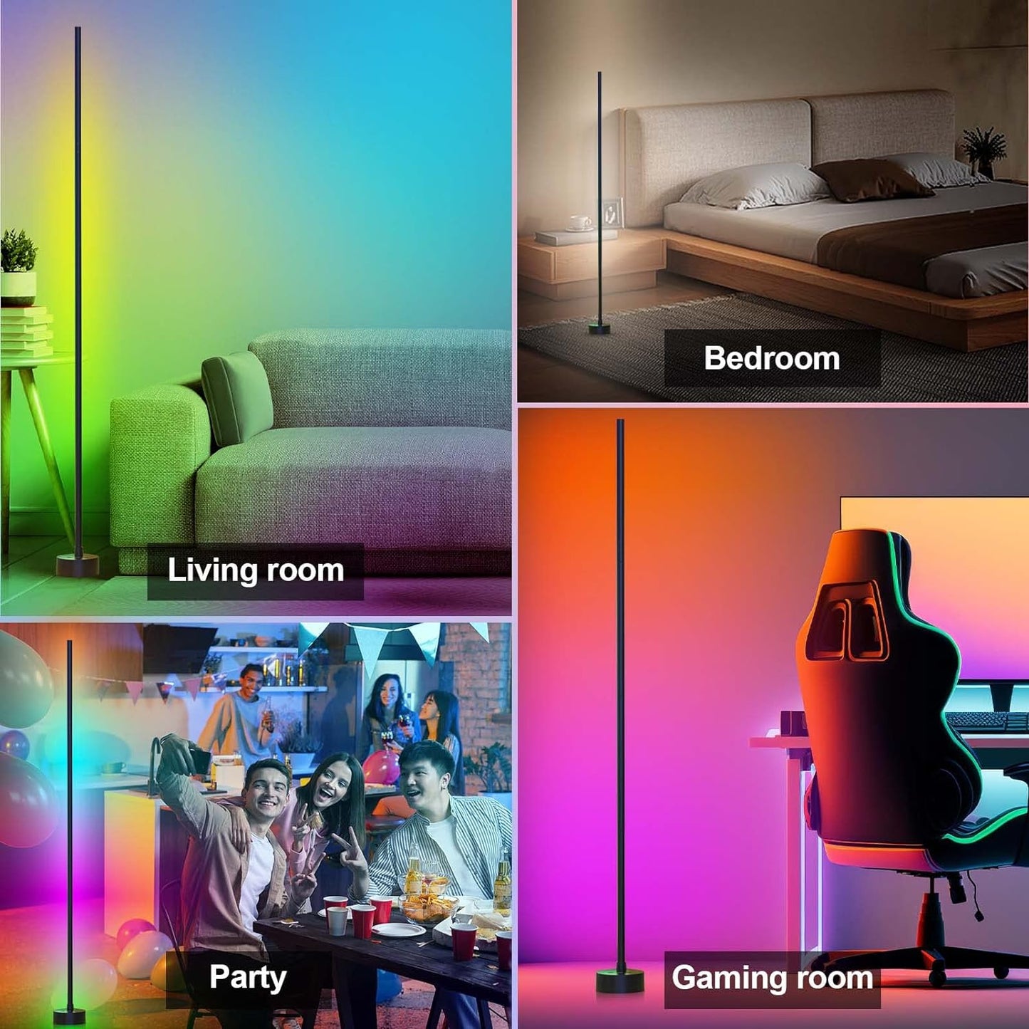 Smart RGB LED Corner Lamp