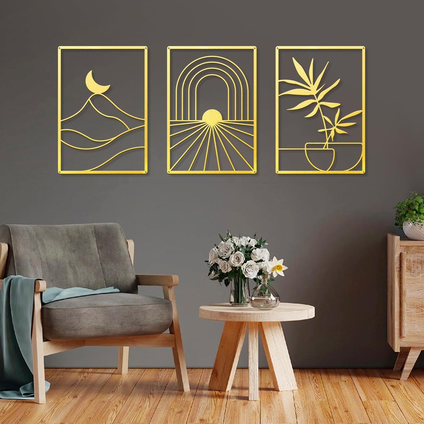 Black Metal Wall Decor