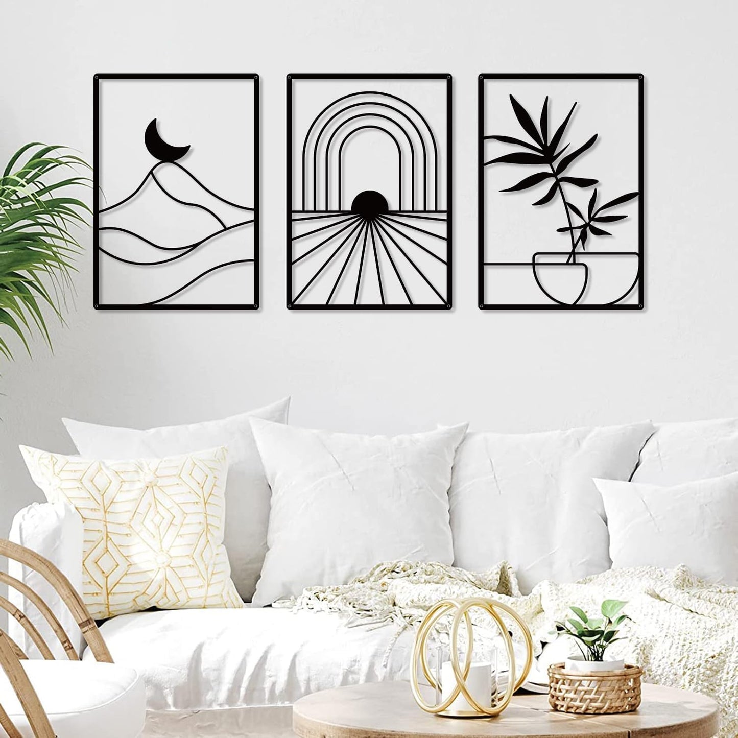 Black Metal Wall Decor