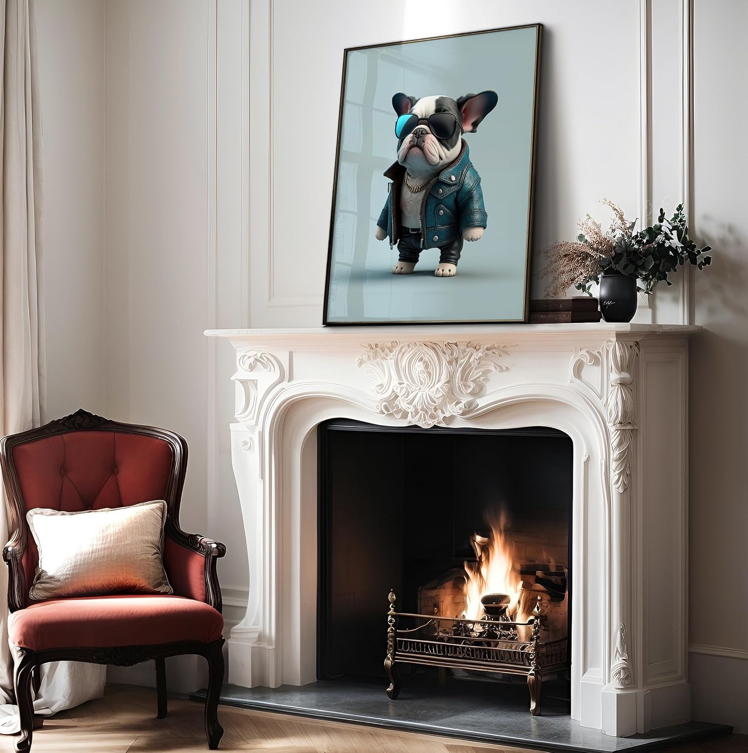 Baby French Animal Poster 