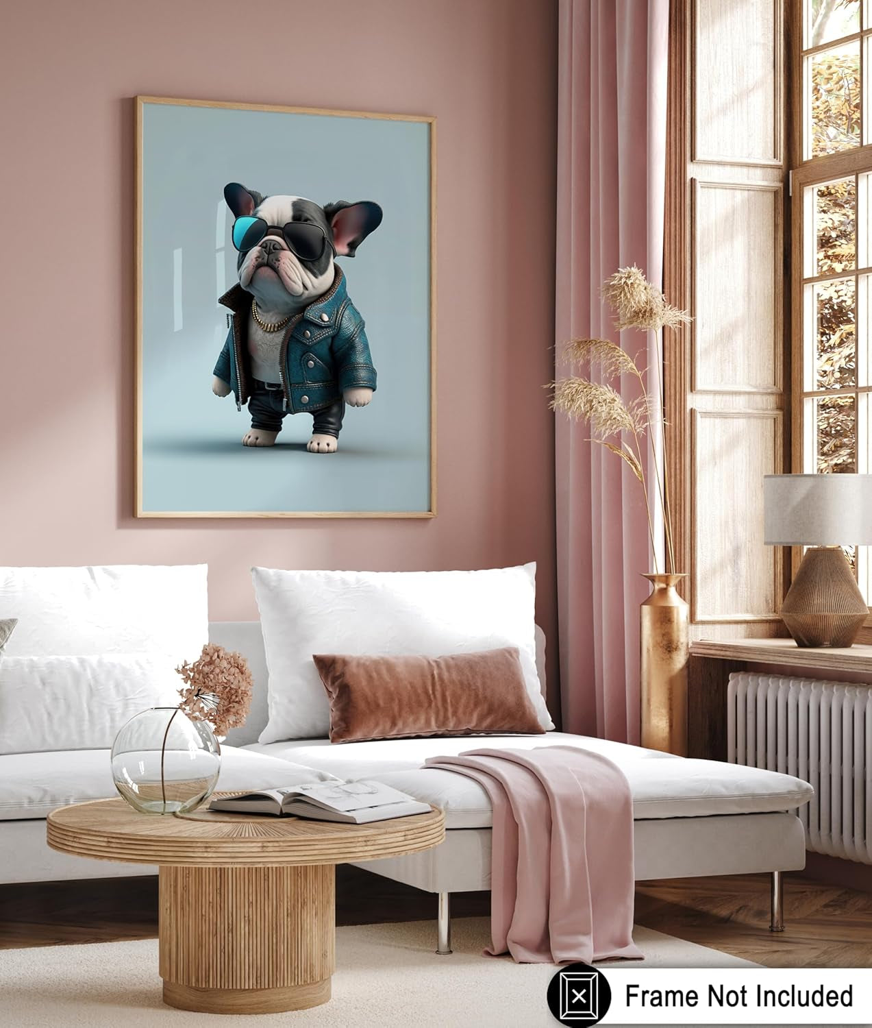 Baby French Animal Poster 