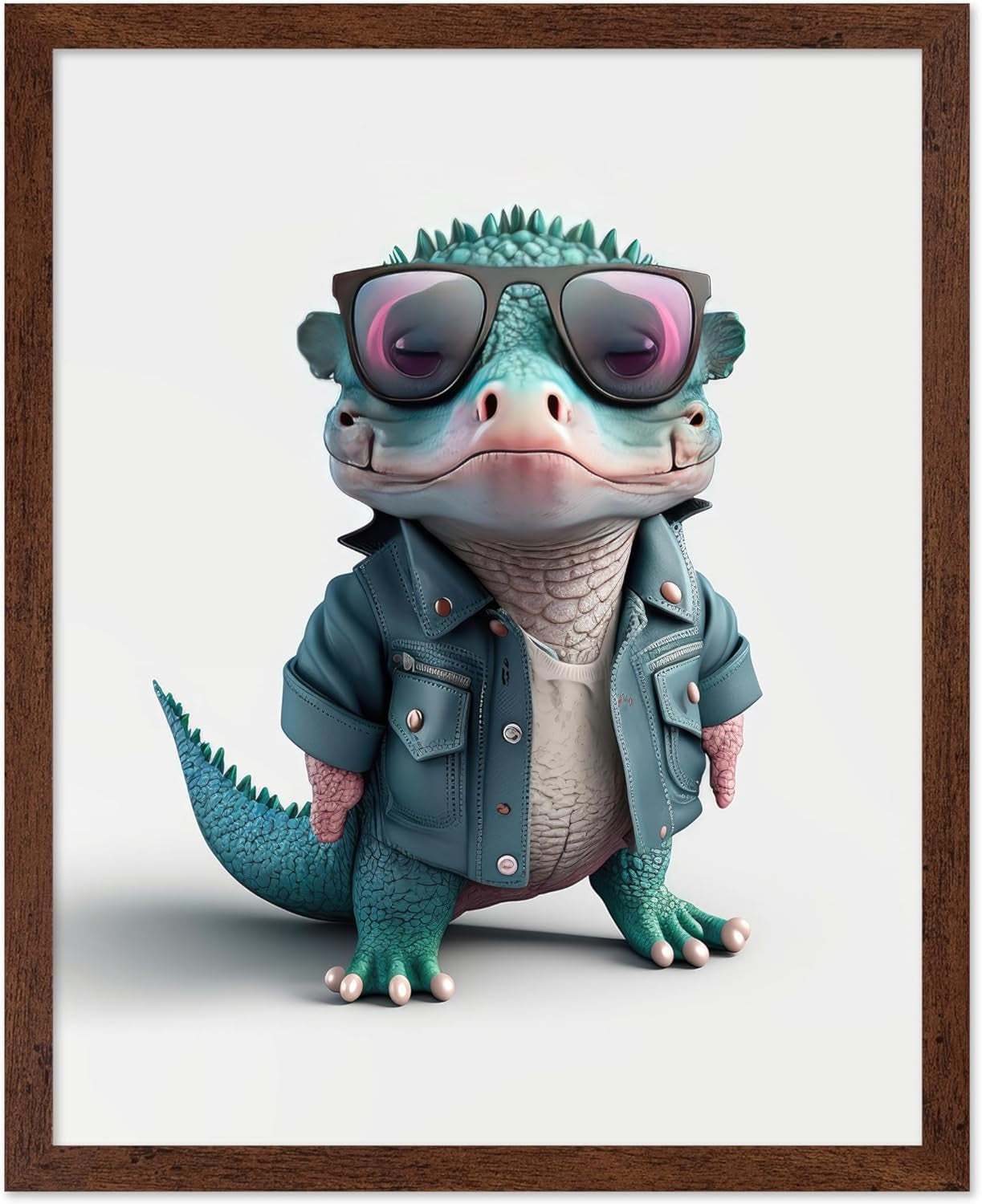 Baby French Animal Poster 