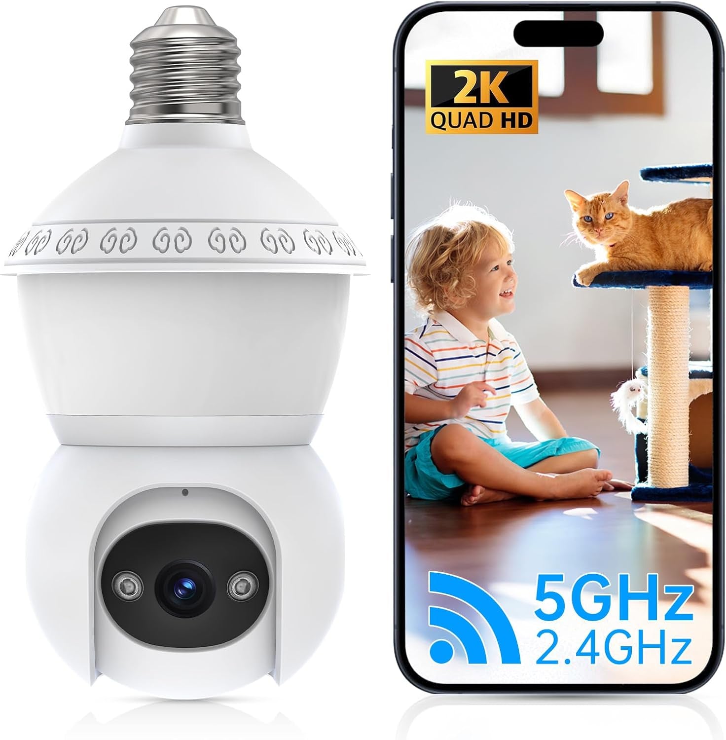 Light Bulb Security Camera